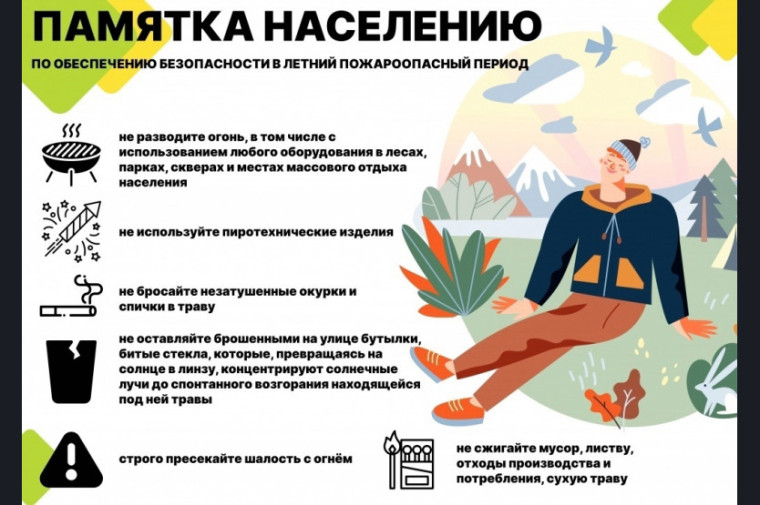 Памятка в пожароопасный период. Памятка в пожароопасный период.